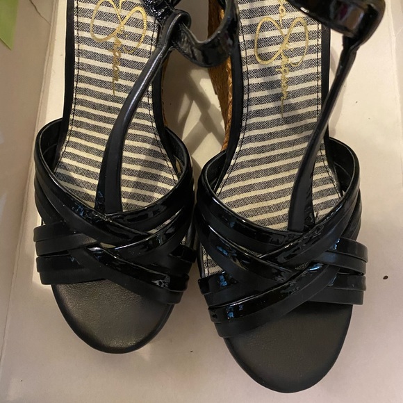 Jessica Simpson strap sandal wedge heels - Picture 5 of 6